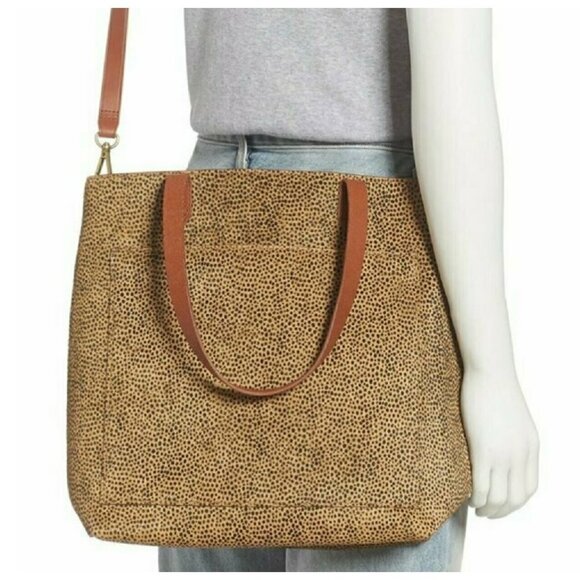 MADEWELL Genuine Calf Hair Med.Transport Tote(9) - Picture 1 of 12